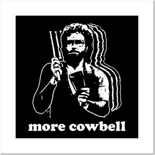 Funny Vintage More Cowbell Saturday Aesthetic Streetwear Posters and Art